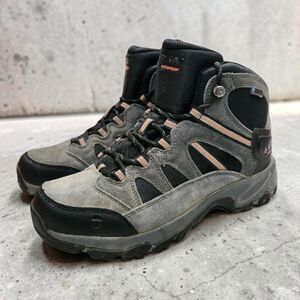 Hi-Tec Bandera II Mid Boots Womens 8.5 Mens 7 Gray Black Waterproof Outdoor